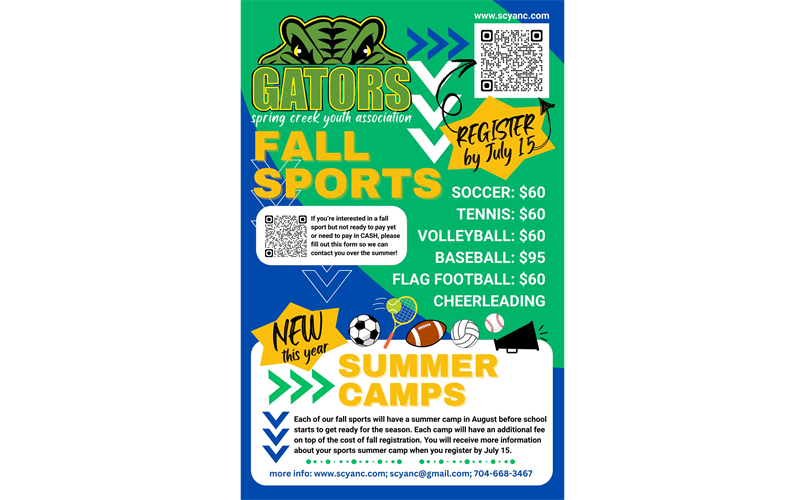 Fall Season Registration is Open