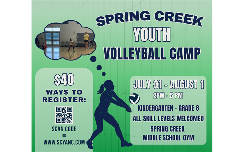 Volleyball Camp Registration is Open